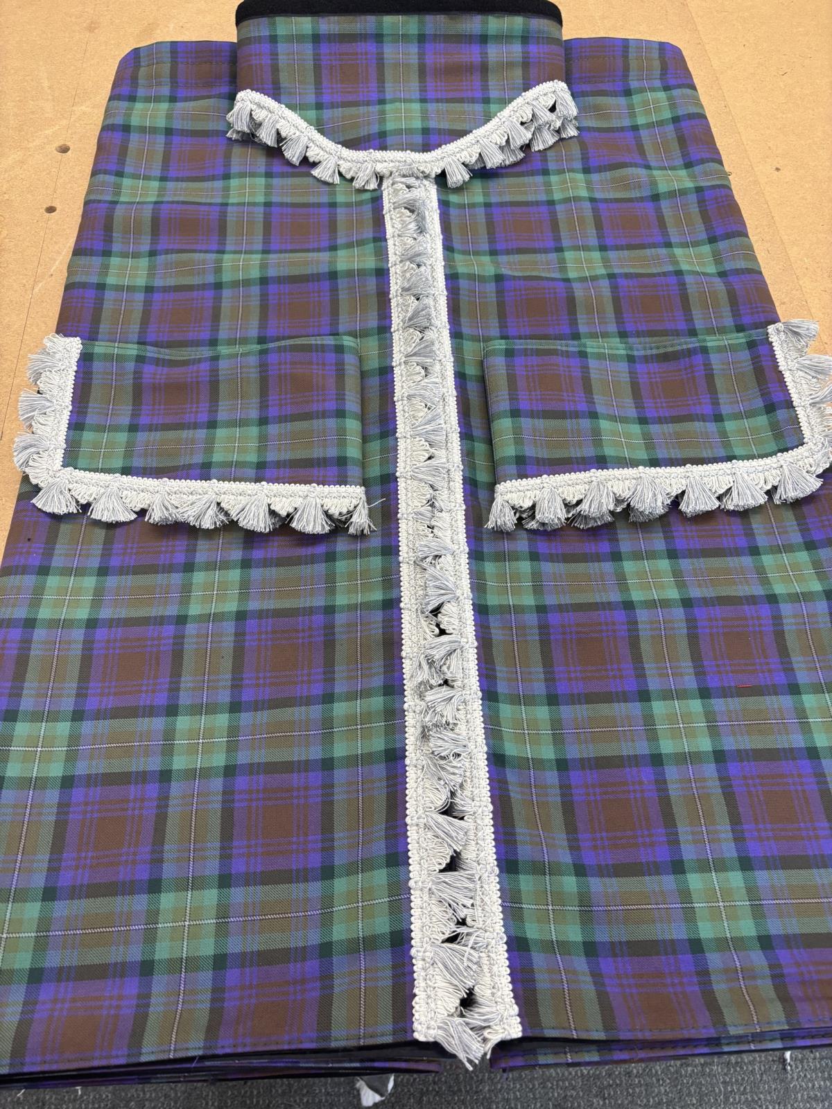 Ready Made Cab Curtain Set - Isle of Skye  Whiterig Truck Curtains